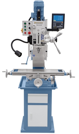 Bernardo FM 45 HS inkl. 3-Achs-Digitalanzeige ES-12 V Bohr- und Fräsmaschinen