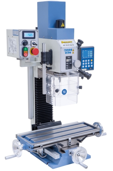 Bernardo KF 25 D Vario inkl. 2-Achs-Digitalanzeige Bohr- und Fräsmaschinen