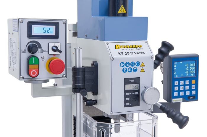 Bernardo KF 25 D Vario inkl. 2-Achs-Digitalanzeige Bohr- und Fräsmaschinen