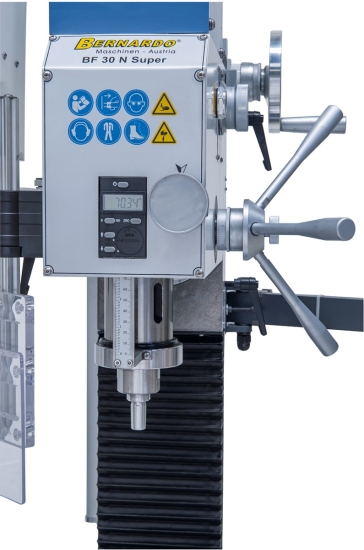 Bernardo BF 30 N Super mit Vorschub inkl. 3-Achs-Digitalanzeige ES-12 V Bohr- und Fräsmaschinen