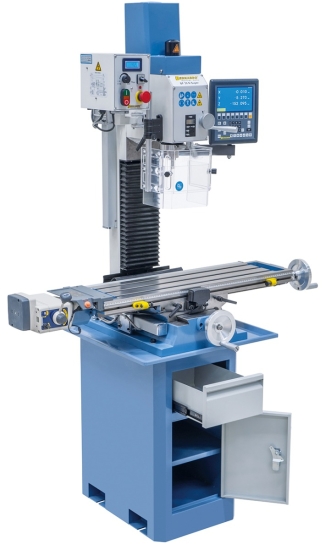 Bernardo BF 30 N Super mit Vorschub inkl. 3-Achs-Digitalanzeige ES-12 V Bohr- und Fräsmaschinen