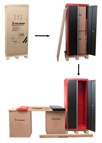 Holzmann WESS13 Werkbank Schranksystem