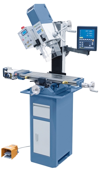 Bernardo BF 28 BDC mit Vorschub inkl. 3-Achs-Digitalanzeige ES-12 V Bohr- und Fräsmaschinen