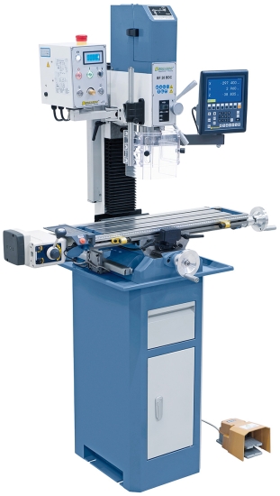 Bernardo BF 28 BDC mit Vorschub inkl. 3-Achs-Digitalanzeige ES-12 V Bohr- und Fräsmaschinen