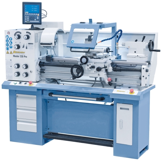 Bernardo Master 330 Pro inkl. 3-Achs-Digitalanzeige ES-12 V Universaldrehmaschinen