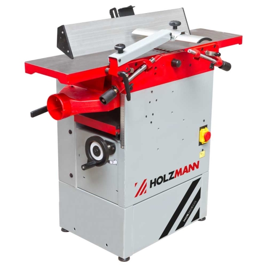 Holzmann HOB260ECOSMW2_230V Abricht-Dickenhobelmaschine mit Spiralmesserwelle
