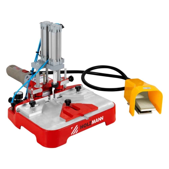 Holzmann KNF2PNEU_230V Pneumatische Doppel-Keilnutfräsmaschine