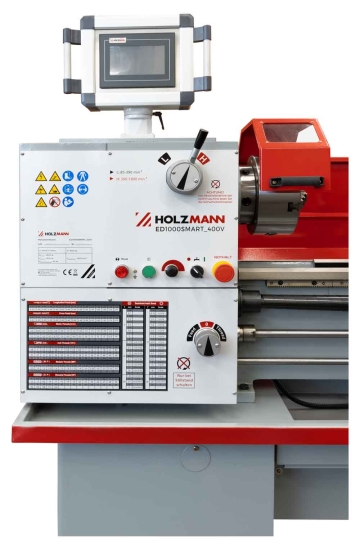 Holzmann ED1000SMART_400V Metalldrehbank mit Bedienpanel