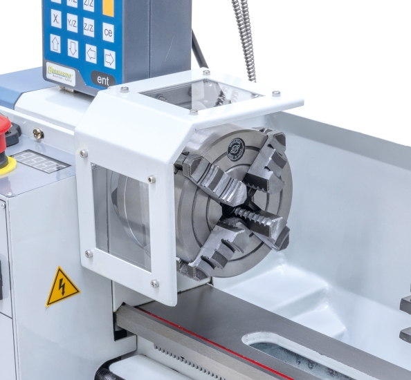 Bernardo Hobby 350 Vario / 230 V inkl. 2-Achs Digitalanzeige DT 40 Leitspindeldrehmaschine Tischdrehmaschine