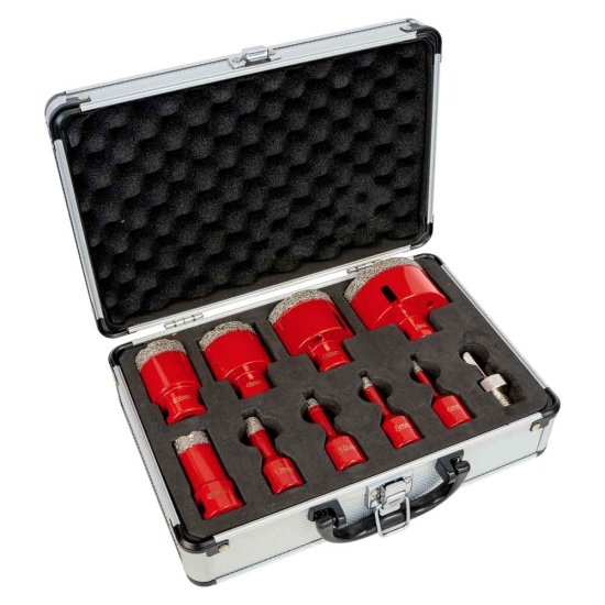 Holzmann H-DTBKS6-68 Diamant-Trockenbohrkronen SET