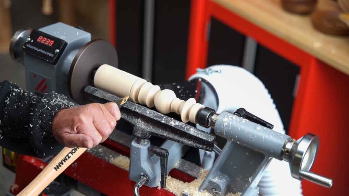 Holzmann H4TLGS Drechseleisenset mit HM Schneidplatte