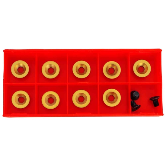 Holzmann 10015509 9 HM Schneidplatte rund Ø16mm, Ti-b