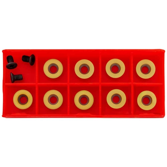 Holzmann 10015506 9 HM Schneidplatte rund, TI-beschØ12mm