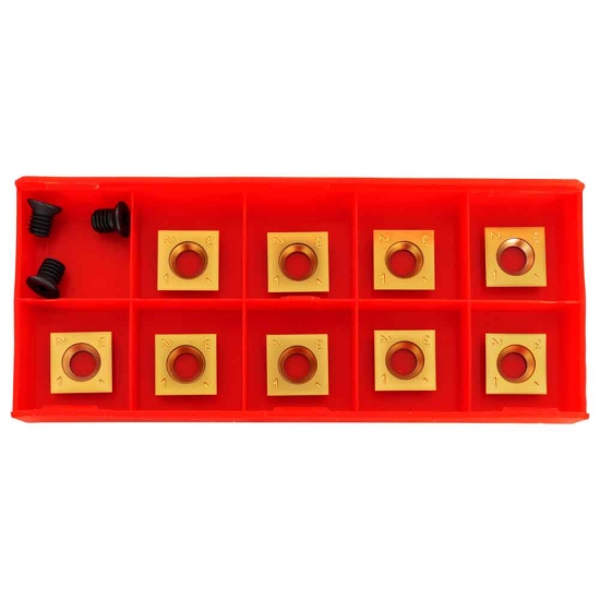 Holzmann 10015508 9 HM Schneidplatte vierk.15x15mm, Ti-b