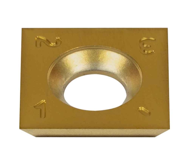 Holzmann 10015508 9 HM Schneidplatte vierk.15x15mm, Ti-b