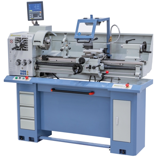 Bernardo Leit- und Zugspindeldrehmaschine Master 165 Pro inkl. 3-Achs-Digitalanzeige ES-12 V