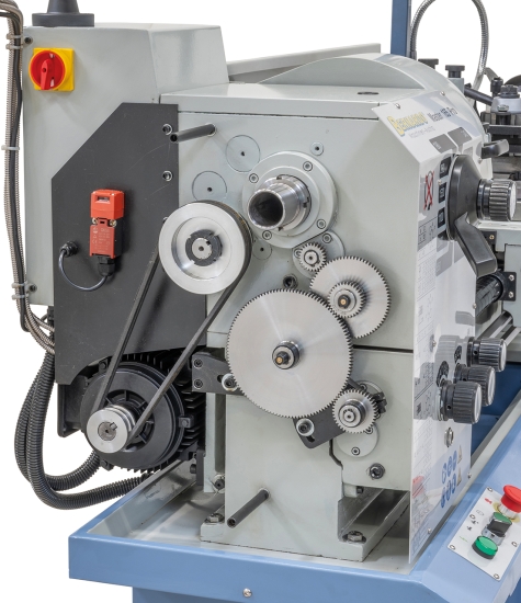 Bernardo Master 165 Pro inkl. 3-Achs-Digitalanzeige ES-12 V Leit- und Zugspindeldrehmaschine