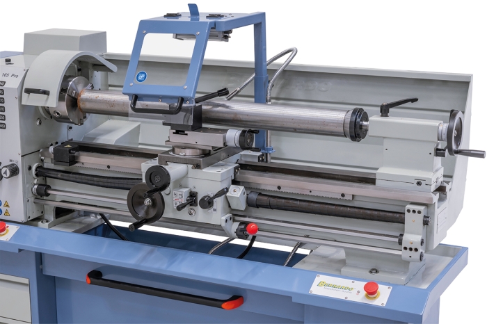 Bernardo Master 165 Pro inkl. 3-Achs-Digitalanzeige ES-12 V Leit- und Zugspindeldrehmaschine