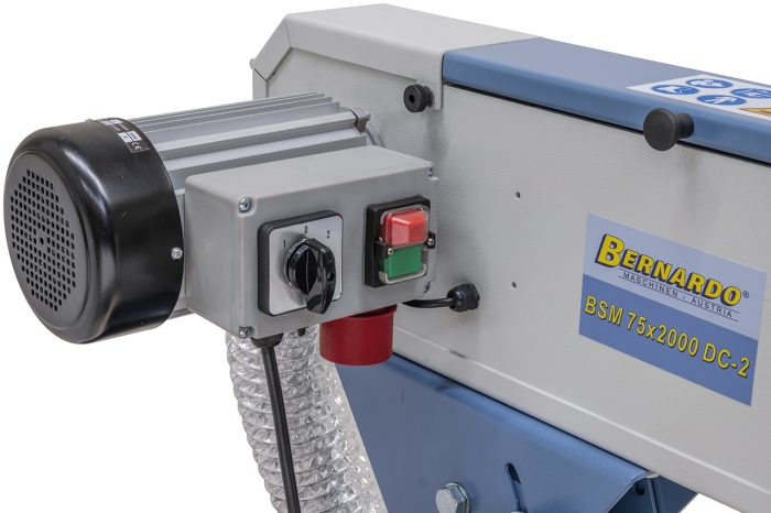 Bernardo Bandschleifmaschine mit Absaugung BSM 75 x 2000 DC-2 / 400 V