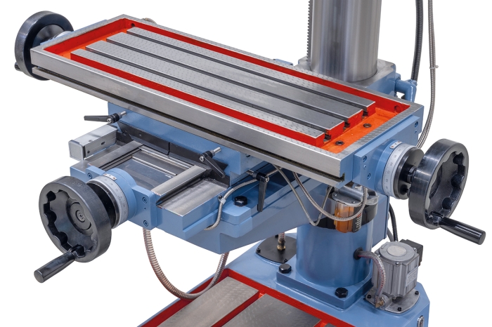 Bernardo Getriebe-Säulenbohrmaschine GB 55 SK NC Vario mit Kreuztisch