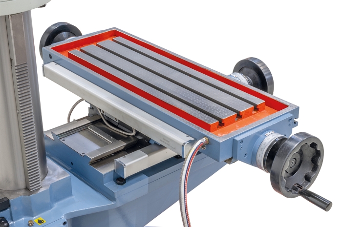 Bernardo Getriebe-Säulenbohrmaschine GB 55 SK NC Vario mit Kreuztisch