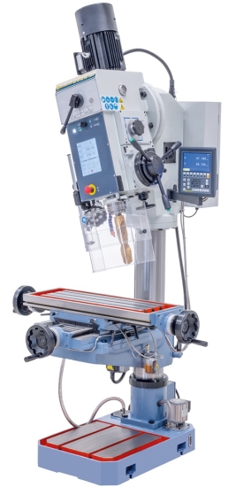 Bernardo Getriebe-Säulenbohrmaschine GB 55 SK NC Vario mit Kreuztisch