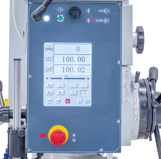 Bernardo Getriebe-Säulenbohrmaschine GB 55 SK NC Vario mit Kreuztisch