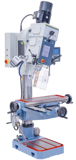 Bernardo Getriebe-Säulenbohrmaschine GB 55 SK NC Vario mit Kreuztisch