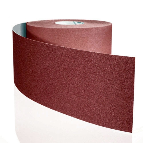 Schleifbandrolle 50 m - K 100 Breite 78 mm Gewebeschleifband
