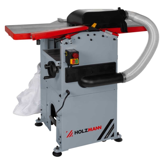 Holzmann HOB305ABSSMW2_230V Abricht-Dickenhobelmaschine mit integrierter Absauganlage und Spiralmesserwelle