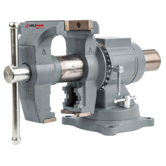 Holzmann WBS150M Werkbank Schraubstock inkl. Drehplatte
