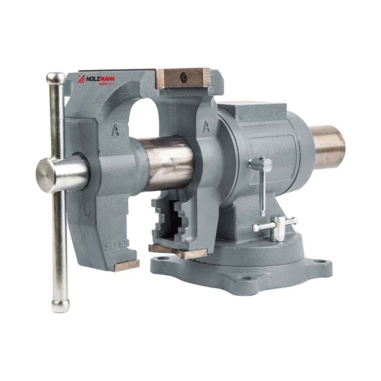 Holzmann WBS125M Werkbank Schraubstock inkl. Drehplatte