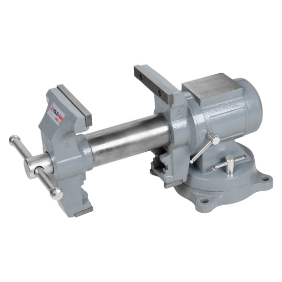 Holzmann WBS125M Werkbank Schraubstock inkl. Drehplatte