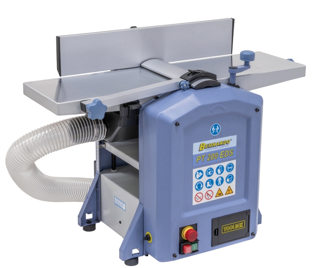 Bernardo PT 200 EDS / 230 V Abricht- und Dickenhobelmaschine mit Spiralmesserhobelwelle und integrierten Absaugung