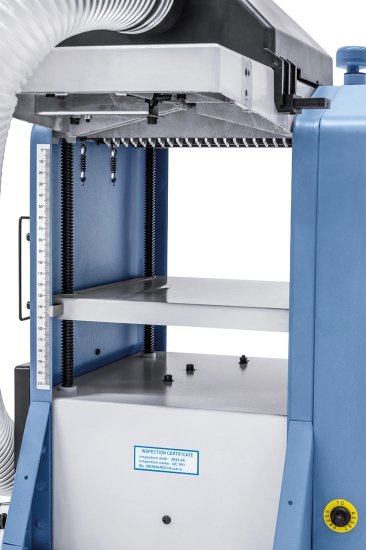 Bernardo PT 200 EDS / 230 V Abricht- und Dickenhobelmaschine mit Spiralmesserhobelwelle und integrierten Absaugung
