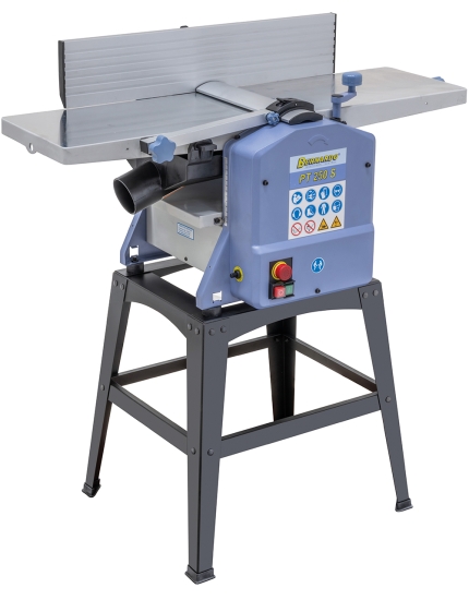 Bernardo PT 250 S mit Untergestell / 230 V Abricht- und Dickenhobelmaschine mit Spiralmesserhobelwelle
