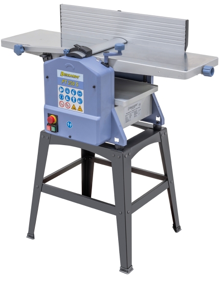 Bernardo PT 250 S mit Untergestell / 230 V Abricht- und Dickenhobelmaschine mit Spiralmesserhobelwelle