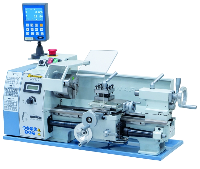 Bernardo Profi 300 V / 230 V Tischdrehmaschine inkl. 2-Achs Digitalanzeige DT 40