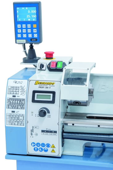 Bernardo Profi 300 V / 230 V Tischdrehmaschine inkl. 2-Achs Digitalanzeige DT 40
