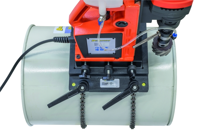 Bernardo Zubehör Magnet-Kernbohrmaschine Rohrspannvorrichtung TH 550