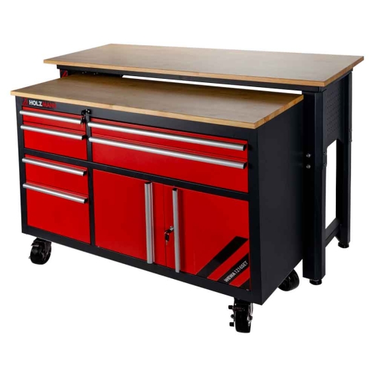 Holzmann WEWA1216SET Werkbank Werkstattwagen SET Holzmann WEWA1216SET Werkbank Werkstattwagen SET