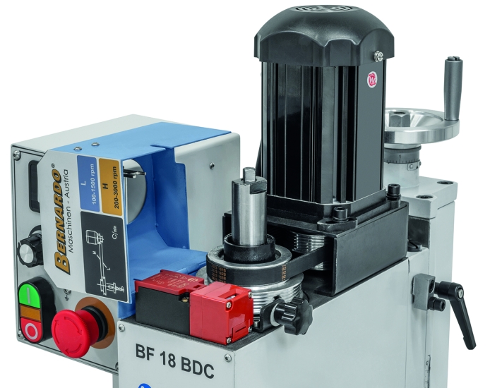 Bernardo Bohr- und Fräsmaschine BF 18 BDC inkl. 3-Achs Digitalanzeige DT 40