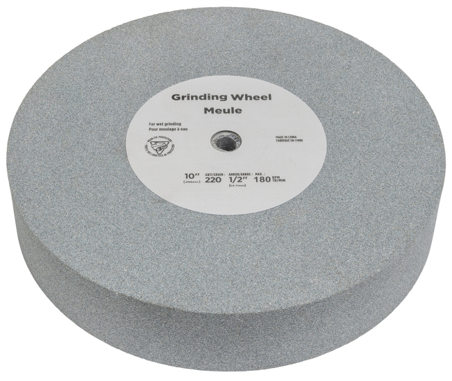 Bernardo Schleifscheibe Edelkorund Ø 250 x 50 mm, Ø 12 mm, K 220, 180 rpm f. NTS 250 Pro / NTS 250 Pro Vario