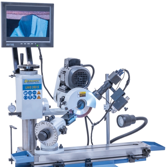 Bernardo Universal-Werkzeugschleifmaschine mit Bildschirm UWS 350 S
