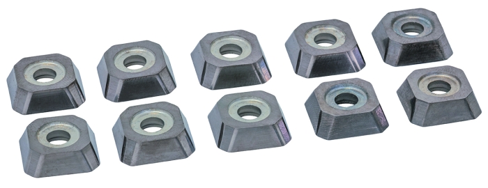 Bernardo HM-Wendeschneidplatten (10 Stk.) f. KFM 800 Duo (gerade)