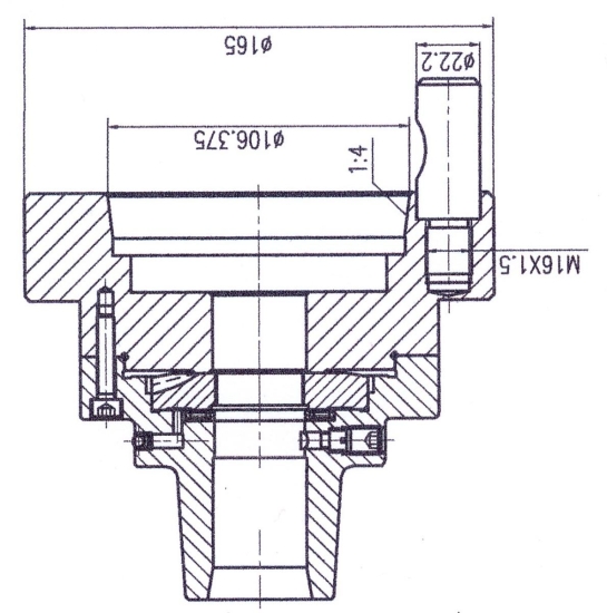 Bernardo Spannzangenfutter 5C mit Aufnahme D1-6 Spannmittel für Werkzeuge