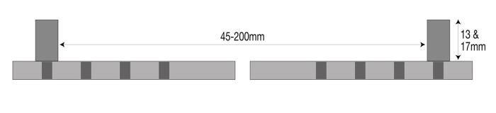 Bernardo Planscheiben-Segmente klein f. Spannfutter M 95