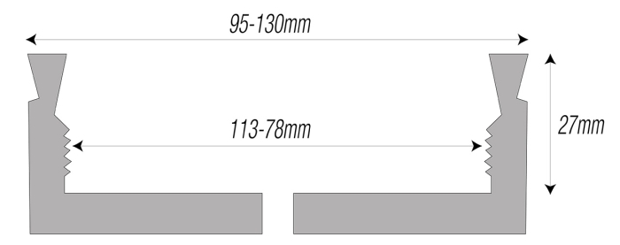 Bernardo Schwerlastzange geriffelt f. Spannfutter M 95