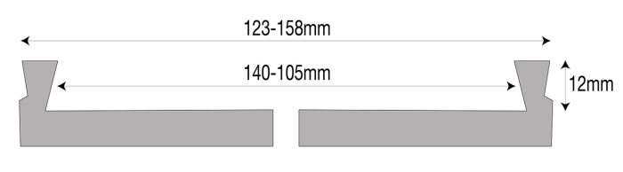 Bernardo Große Schwalbenschwanzbacken f. Spannfutter M 95