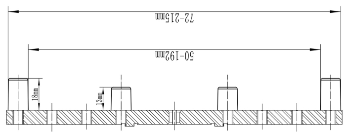 Bernardo Planscheiben-Segmente f. Spannfutter M 115